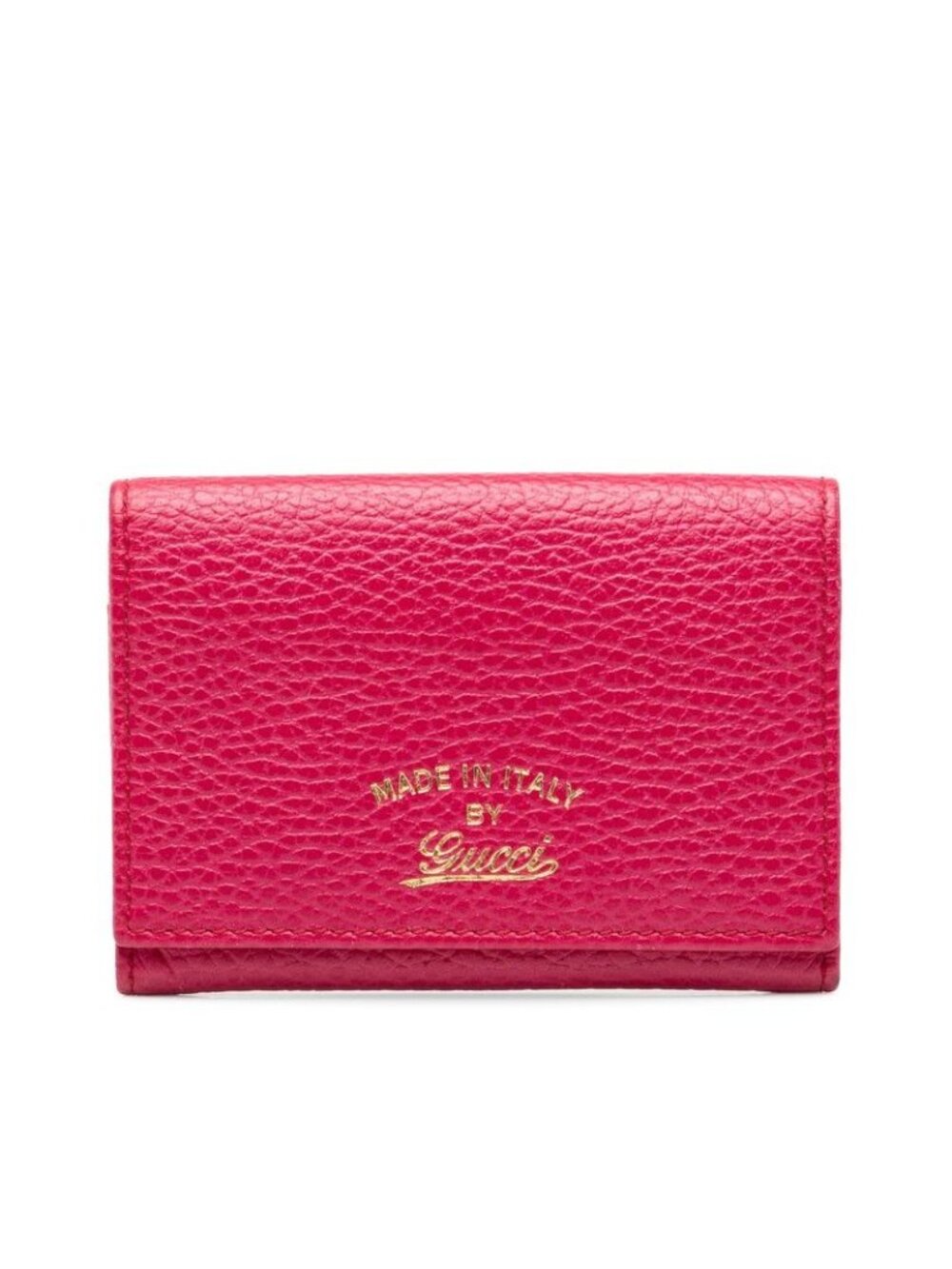 Gucci Swing Card Case Pink Leather